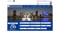 Desktop Screenshot of homes-international.com